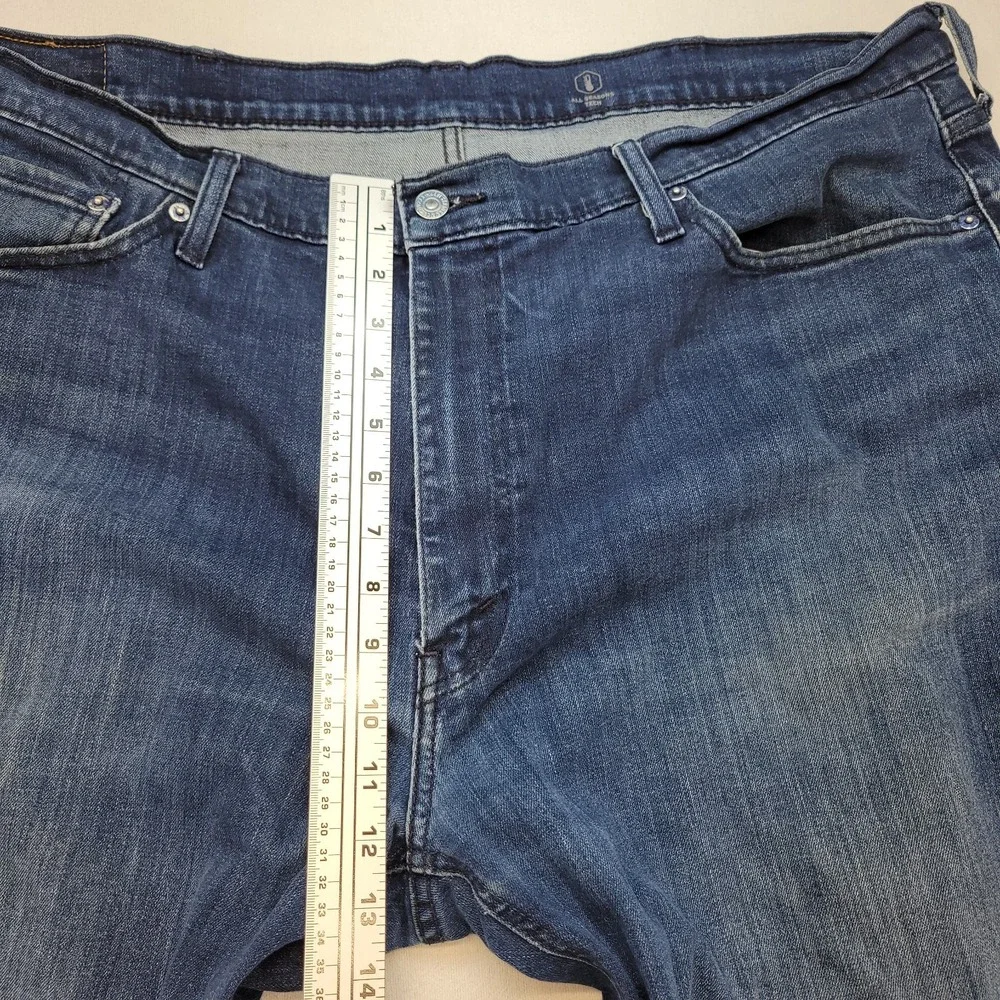 Levis 541 Jeans Mens 42x32 Blue‎ Athletic Tapered Medium Wash Mid Rise Denim